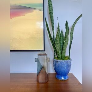 Mid Century Pottery Craft pottery fire hydrant style vase